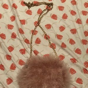 Top shop fuzzy cross body